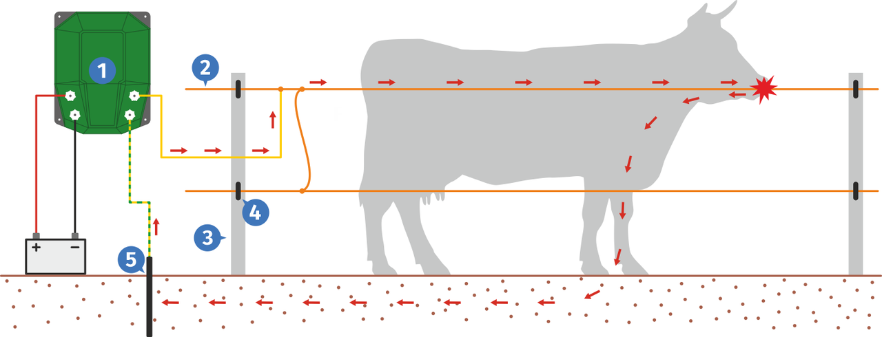 Principiul de funcționare al gardului electric