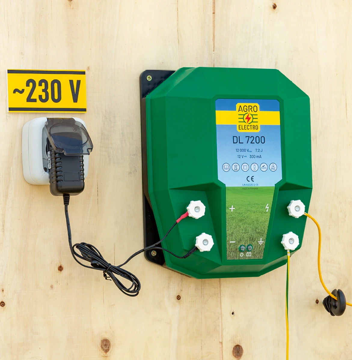 Aparat de gard electric - alimentare de la rețeaua de 230 V