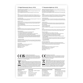 Manual de utilizare termometru digital pentru lapte, −50...+200 °C (engleză)