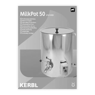 Manual de utilizare MilkPot 50 (engleză) Manual de utilizare MilkPot 50 (engleză)