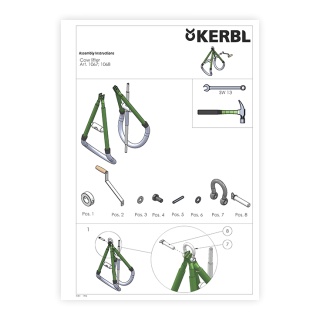 Manual de utilizare dispozitiv reglabil de ridicat bovine, până la 1500 kg (engleză)