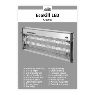Manual de utilizare EcoKill LED 2.0 (engleză)