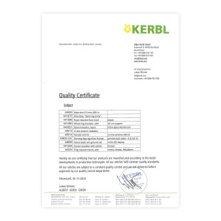 Certificat de calitate - 0124