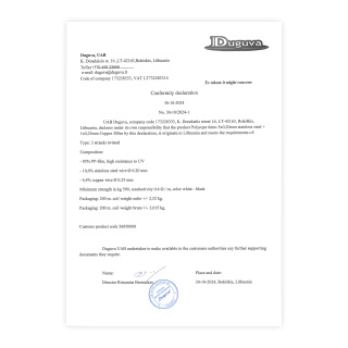 Declarație de conformitate - 0345