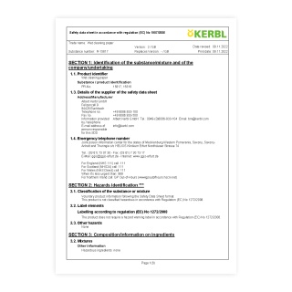 Fișă de securitate - 0664