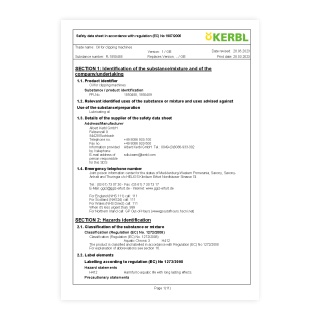 Fișă de securitate - 0691, 0692