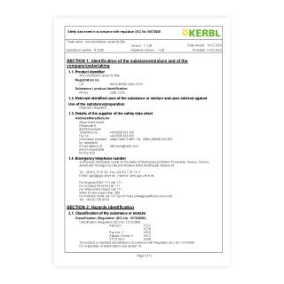 Fișă de securitate - 0737