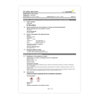 Fișă de securitate - 0740, 0741