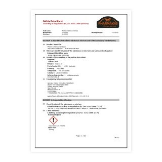Fișă de securitate - 0912, 0913