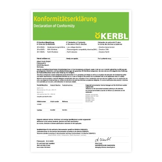 Declarație de conformitate - 0945-0946-0947