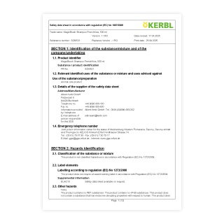 Fișă de securitate - 2025