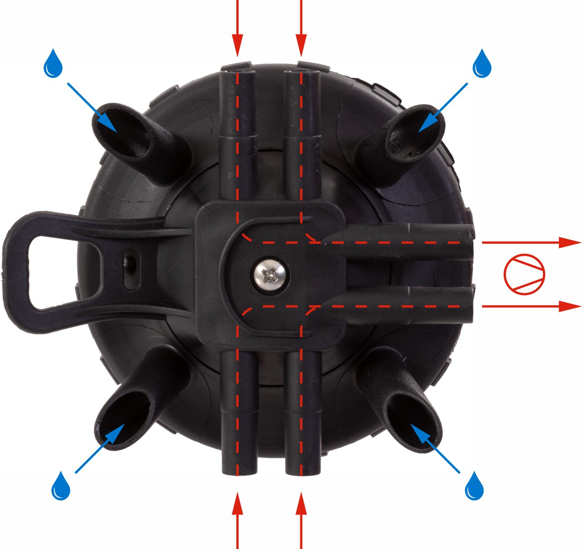 Schemă corp colector de lapte 200 cm³