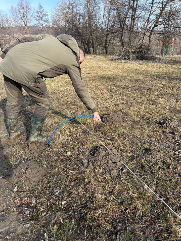 Recenzie produs - Stâlp din fibră de sticlă, AKO Oval Premium, 110 cm, albastru - agroelectro.ro