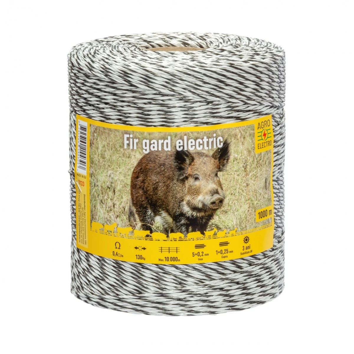 Fir gard electric - 1000 m - 130 kg - 0,4 Ω/m