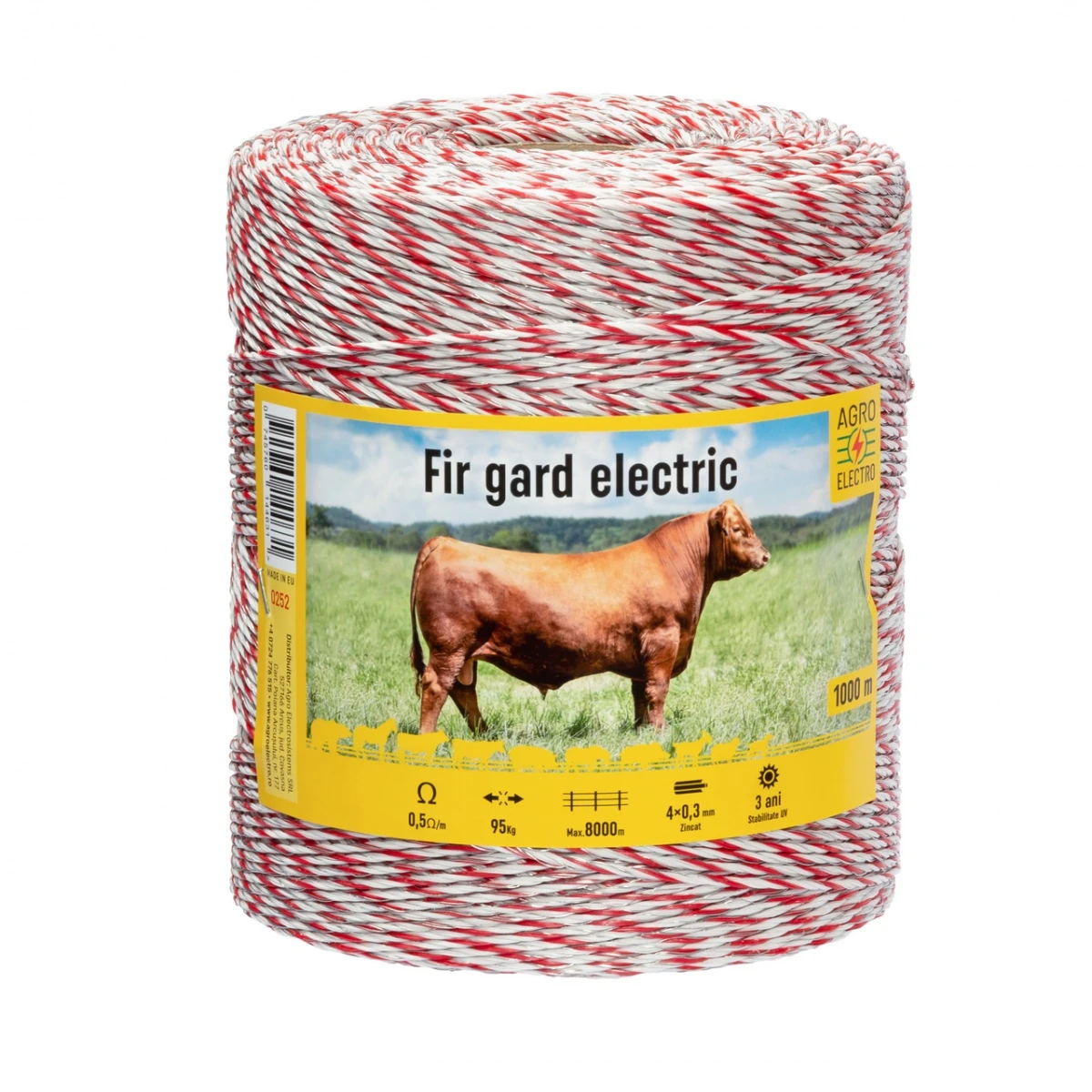 Fir gard electric - 1000 m - 95 kg - 0,5 Ω/m