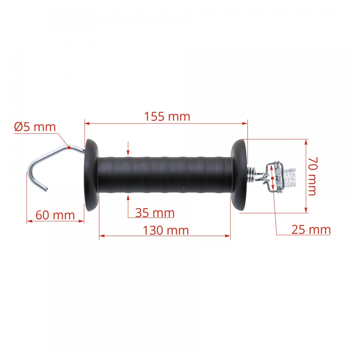 Mâner poartă pentru bandă 20 mm