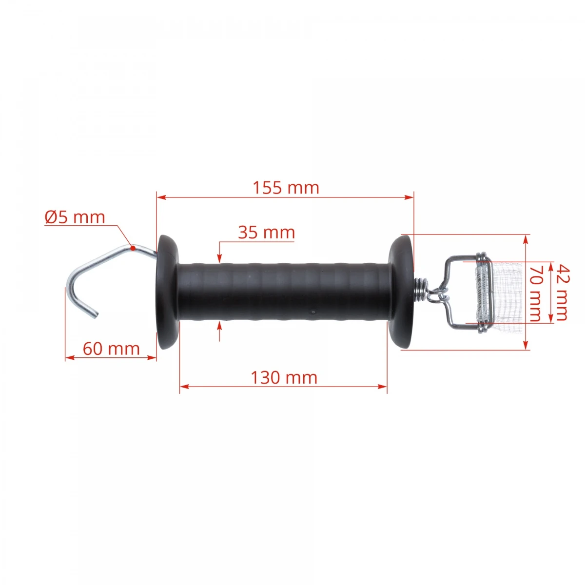 Mâner poartă pentru bandă 40 mm