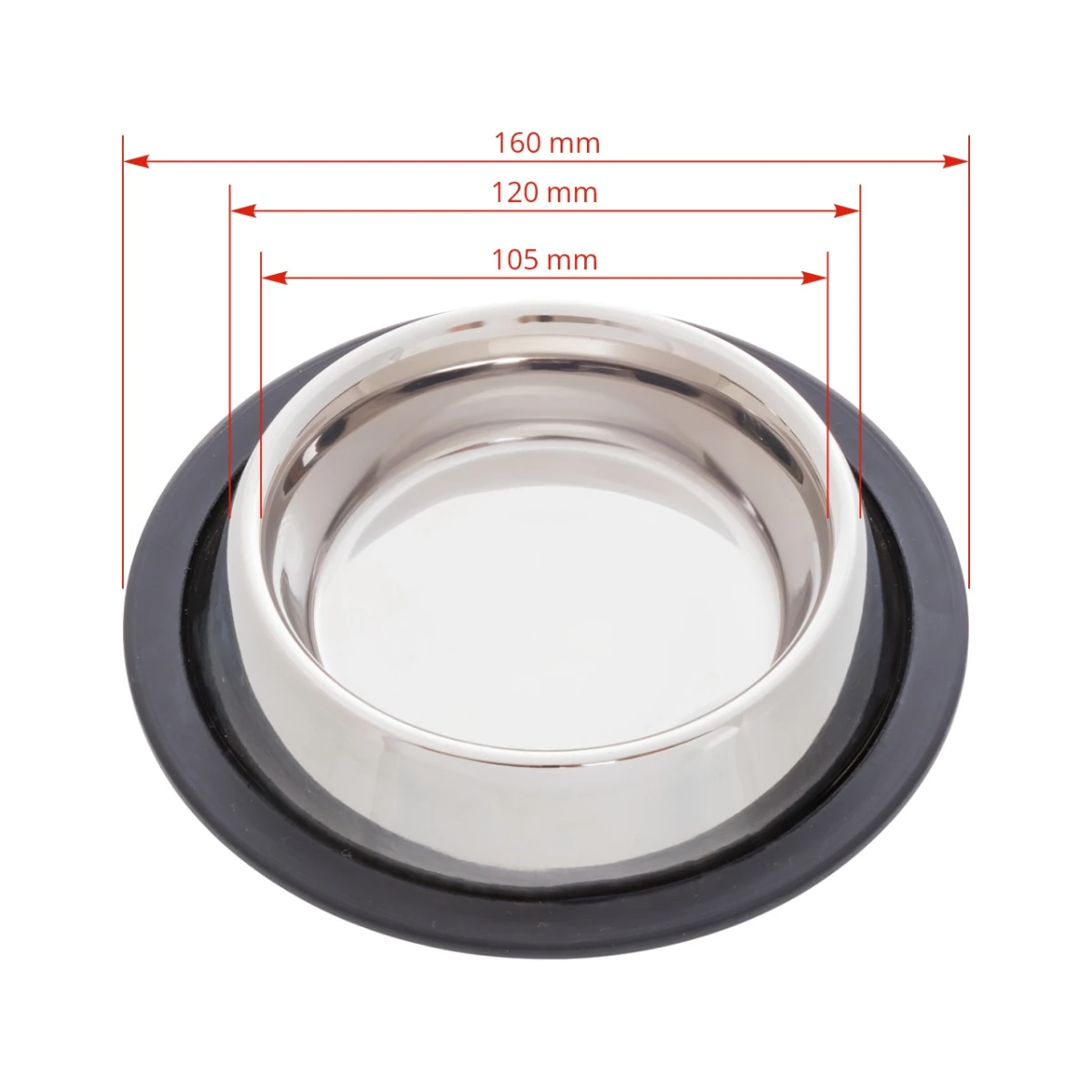 Castron inox pentru pisici, Ø12 cm, 200 ml