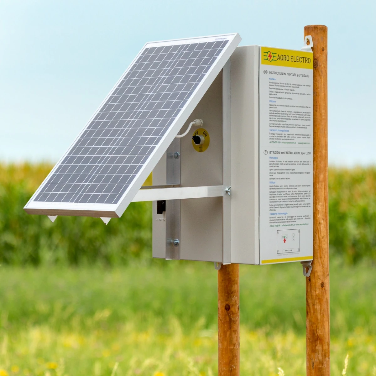 Aparat gard electric compact DL 3200 cu sistem solar 30 W