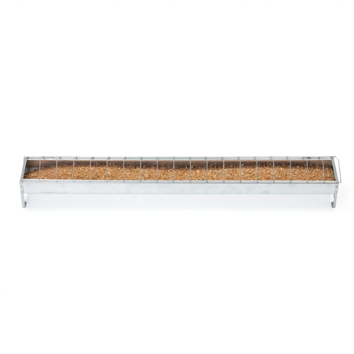 Hrănitoare pentru pui din metal galvanizat, 100 cm
