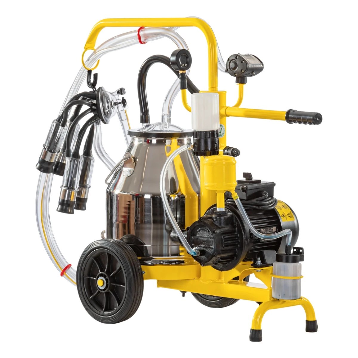 Aparat de muls vaci, cu 1 bidon inox de 25 litri, eco
