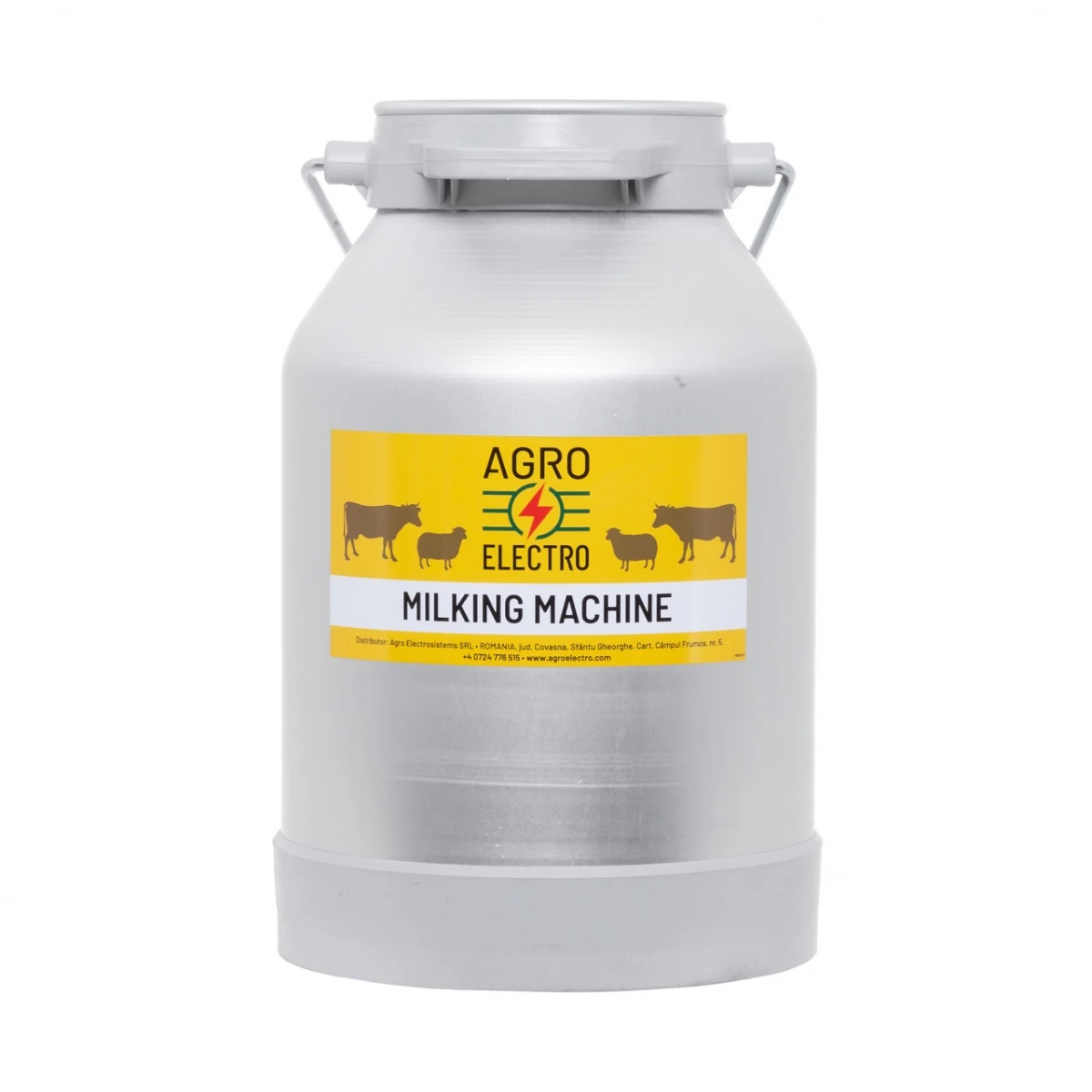 Bidon aluminiu pentru aparat de muls, 25 litri :: 25 litri