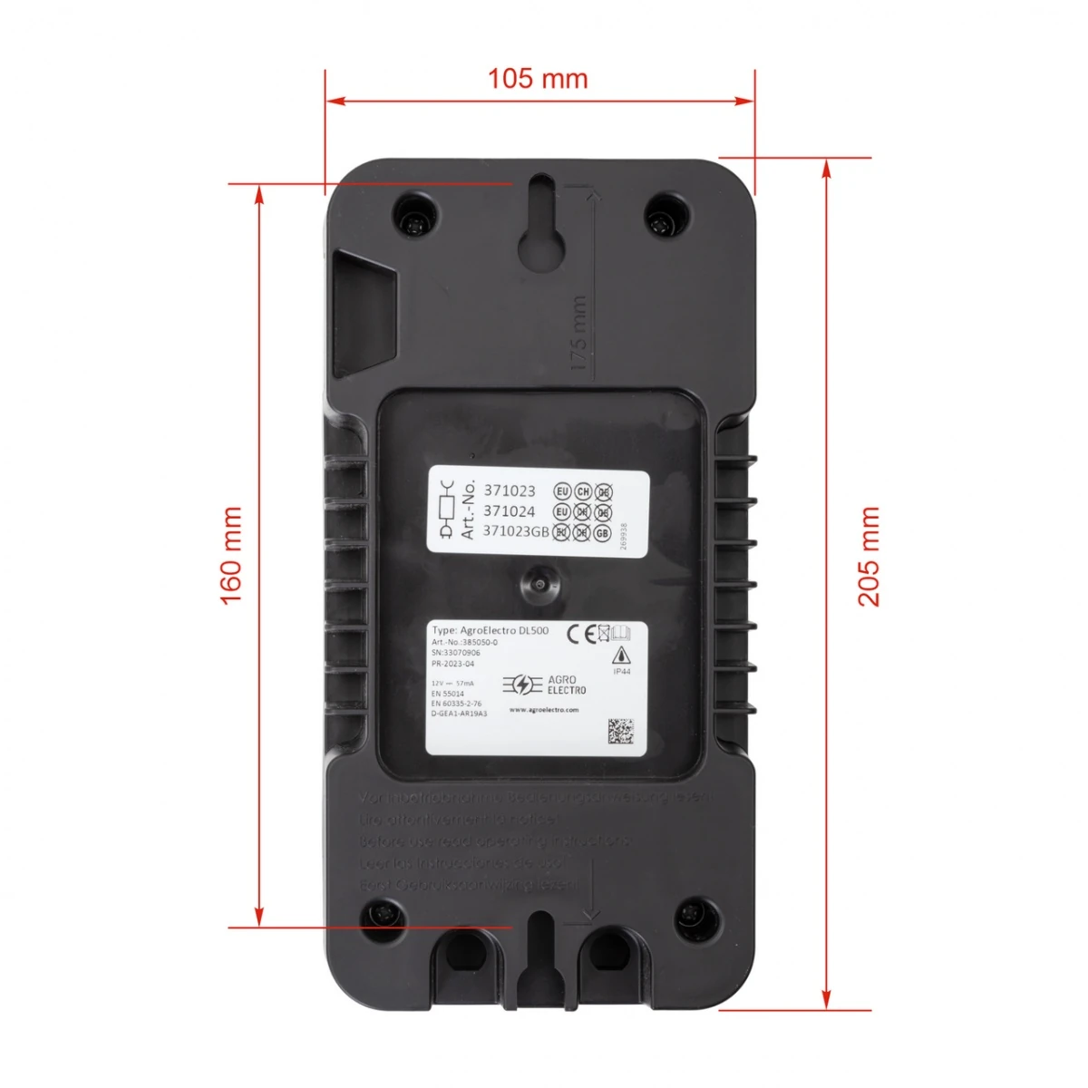 Aparat gard electric DL 500 cu adaptor de rețea, 0,5 Joule