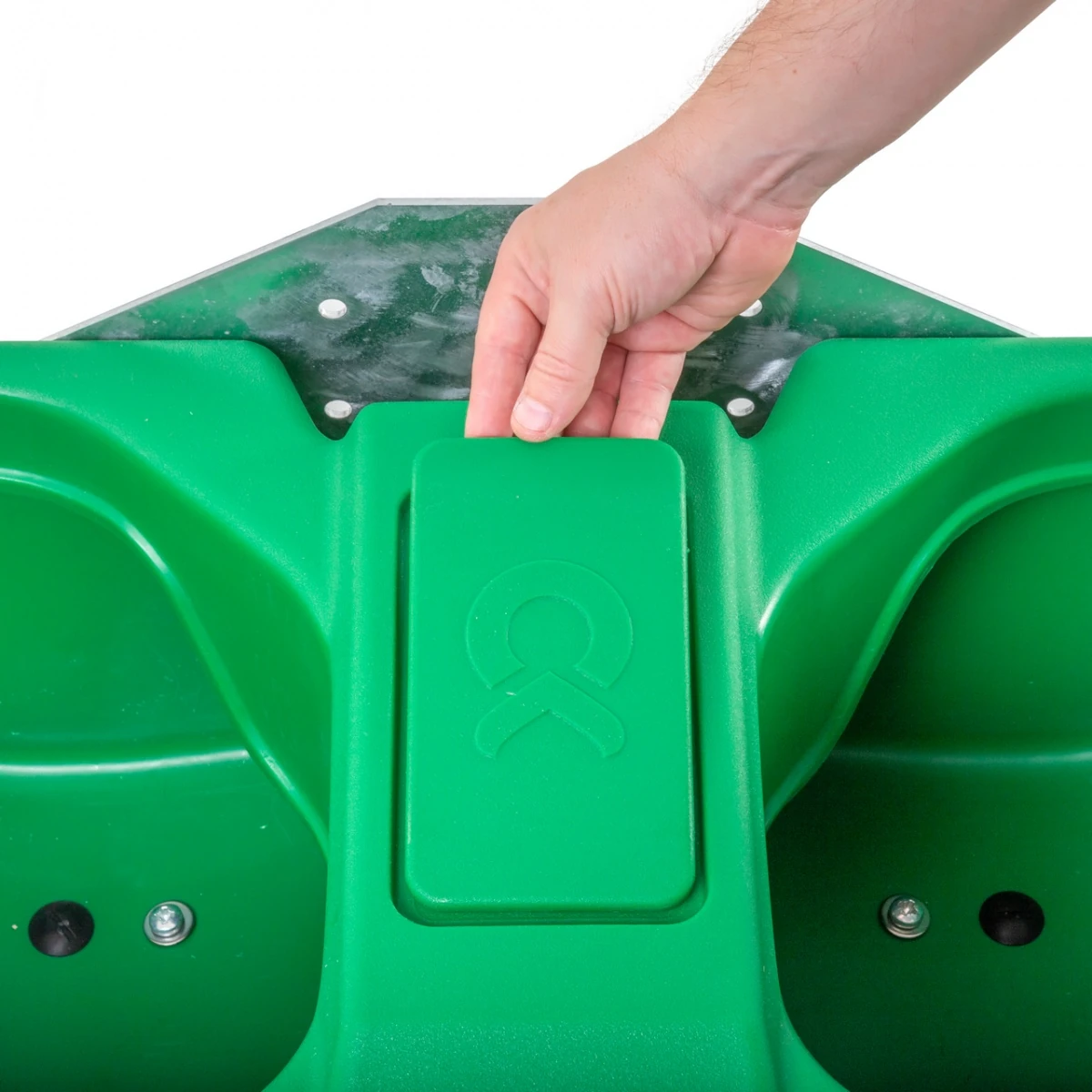 Adăpătoare dublă din plastic, cu nivel constant, 58 litri