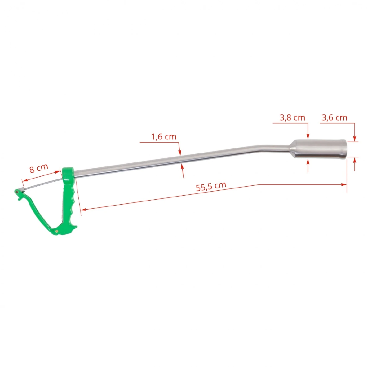 Dispozitiv de introdus magnet ruminal, 70 cm :: 70 cm