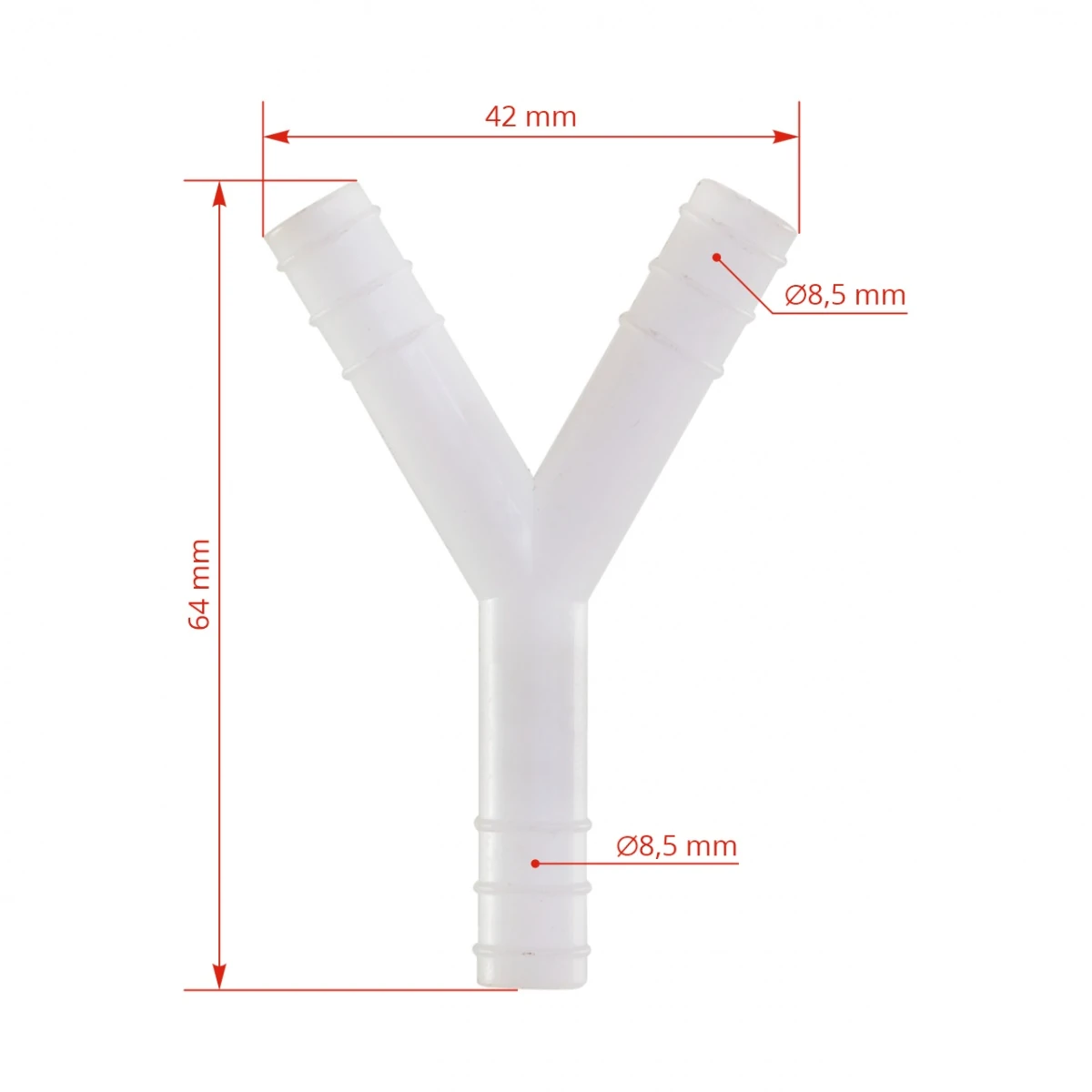 Distribuitor Y, 8,5 mm