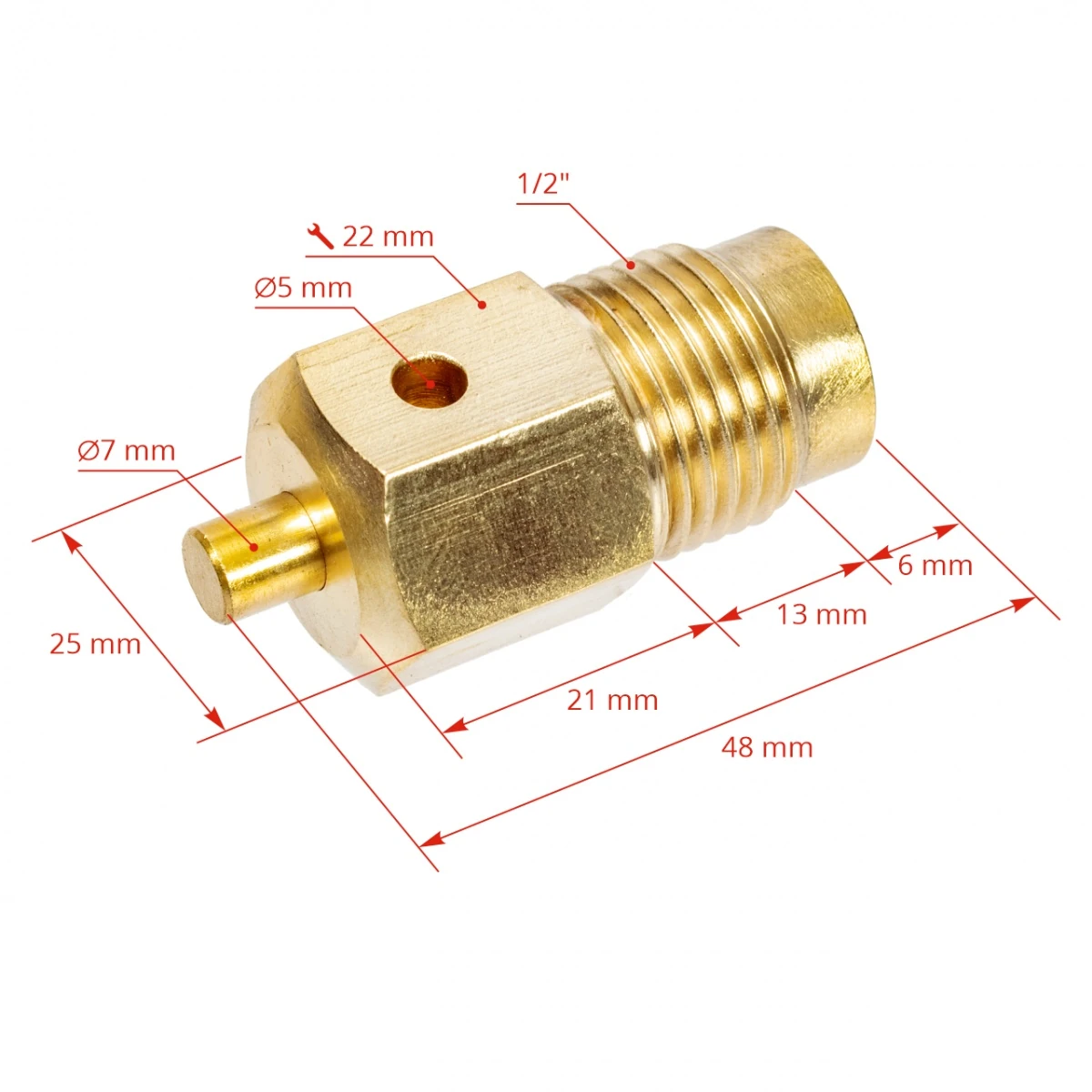 Supapă pentru adăpătoare de 2 litri, 1/2"