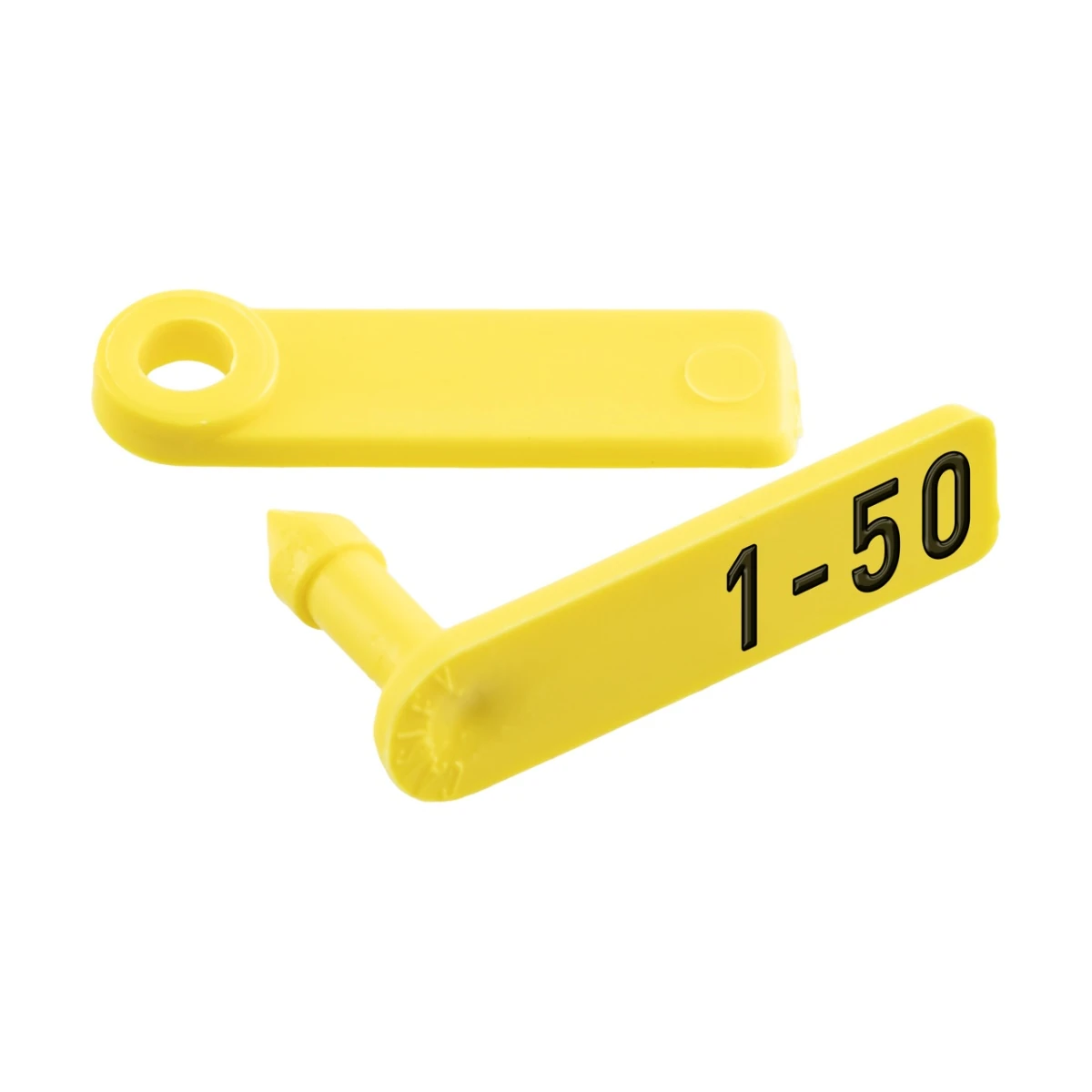Crotalii pentru miei și iezi, Twintag, galben, 1-50 :: 1-50