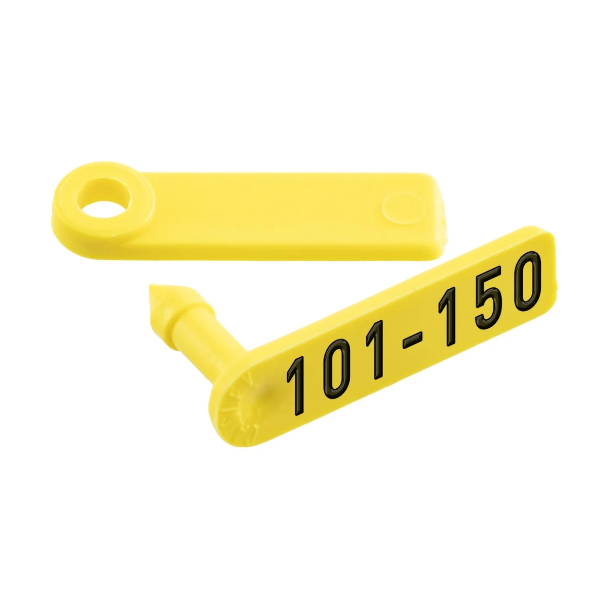 Crotalii pentru miei și iezi, Twintag, galben, 101-150 :: 101-150