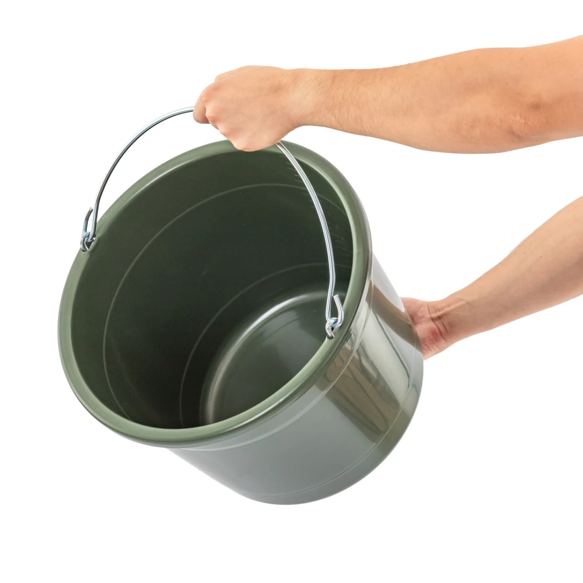 Găleată de grajd si furajare, 20 litri, verde :: 20 litri