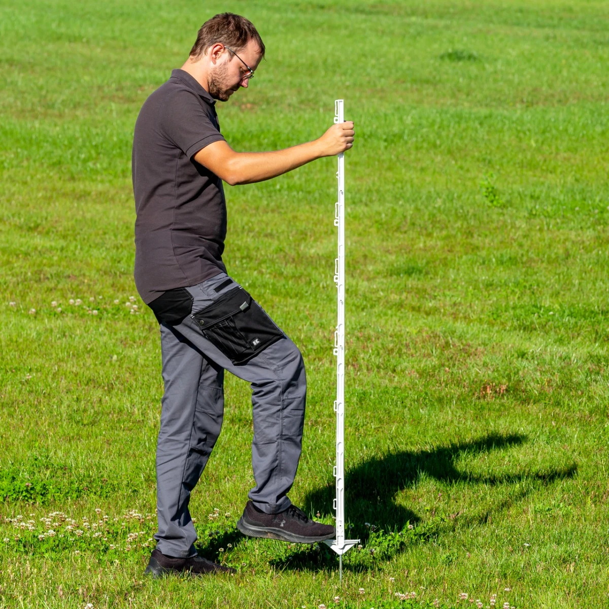Stâlp plastic, 156 cm, 20 buc.