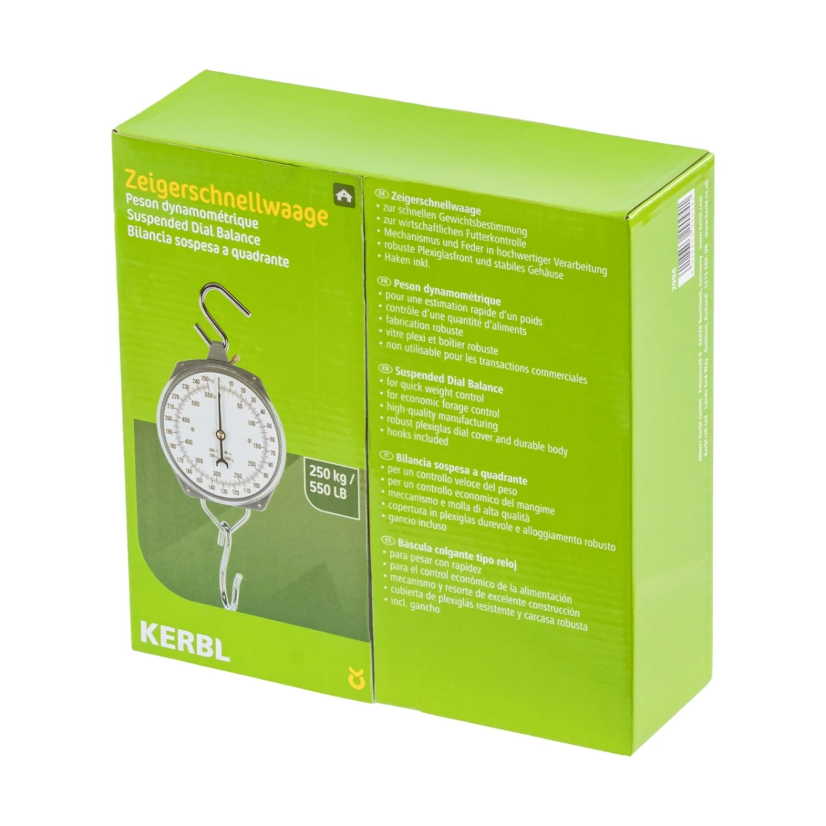 Cântar suspendat premium, 250 kg :: 250 kg