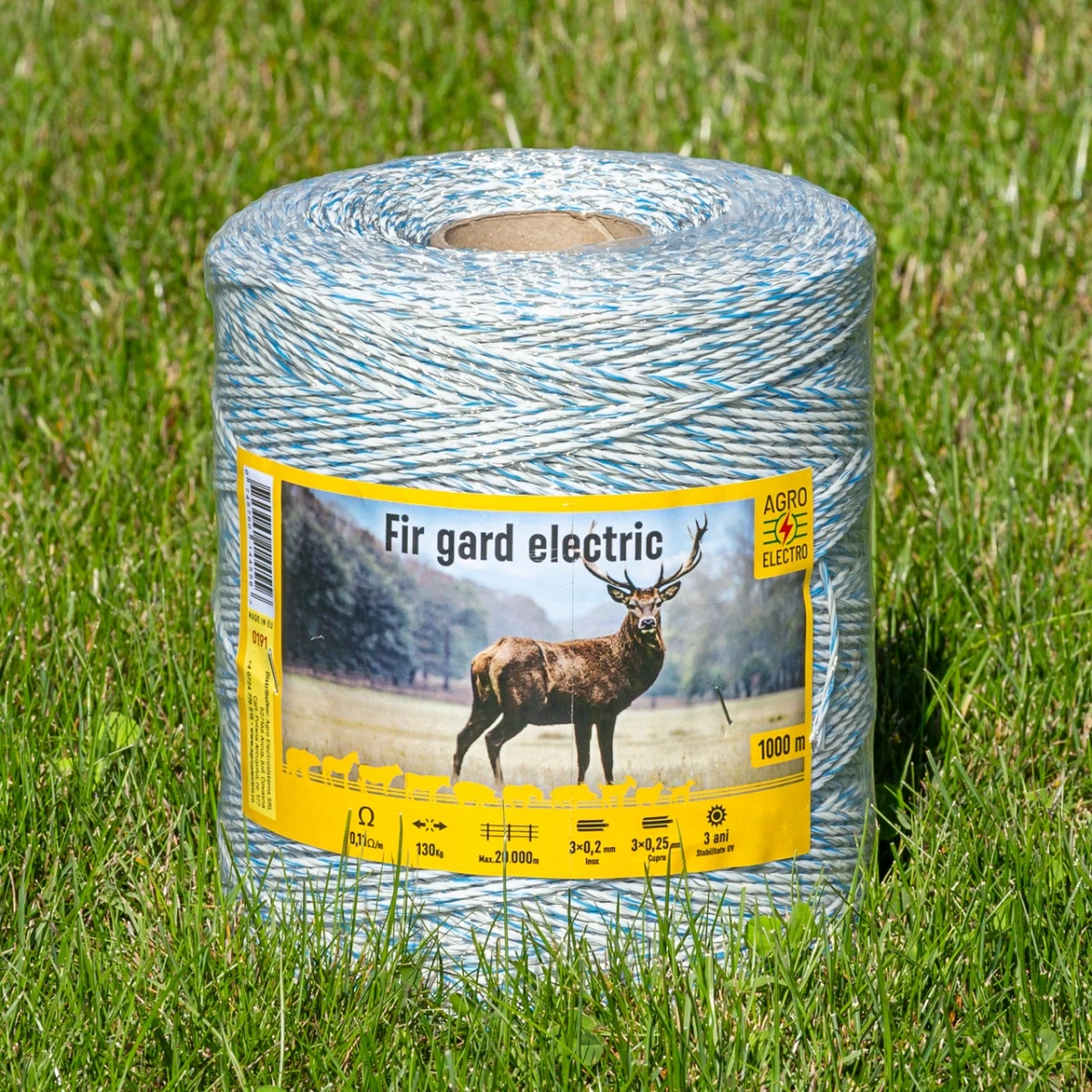 Fir gard electric - 1000 m - 130 kg - 0,11 Ω/m