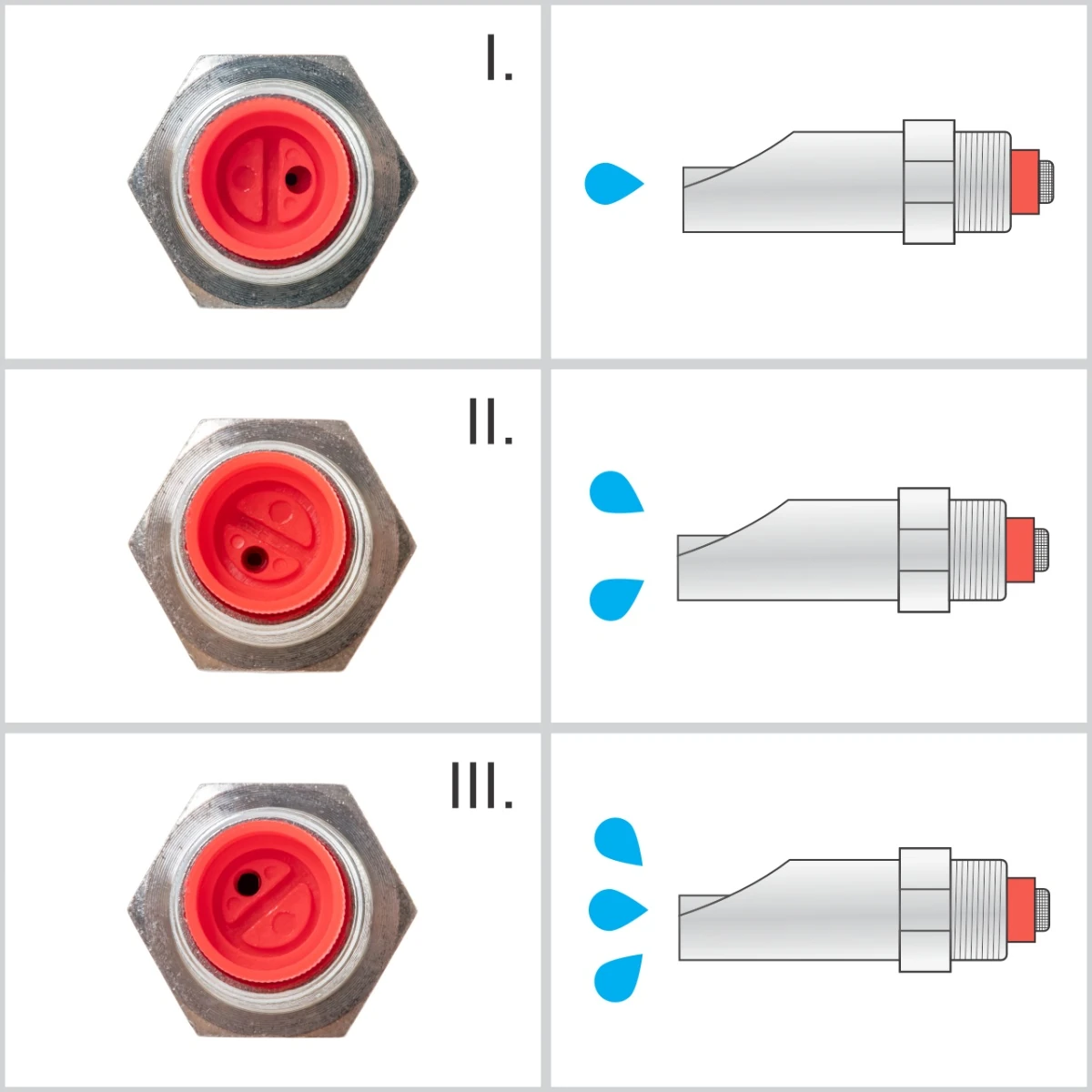 Suzetă cu filet 1/2", pentru scroafe, cu niplu 3/4"