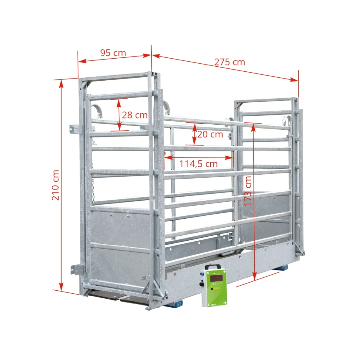 Cântar pentru animale, AniScale, până la 1500 kg