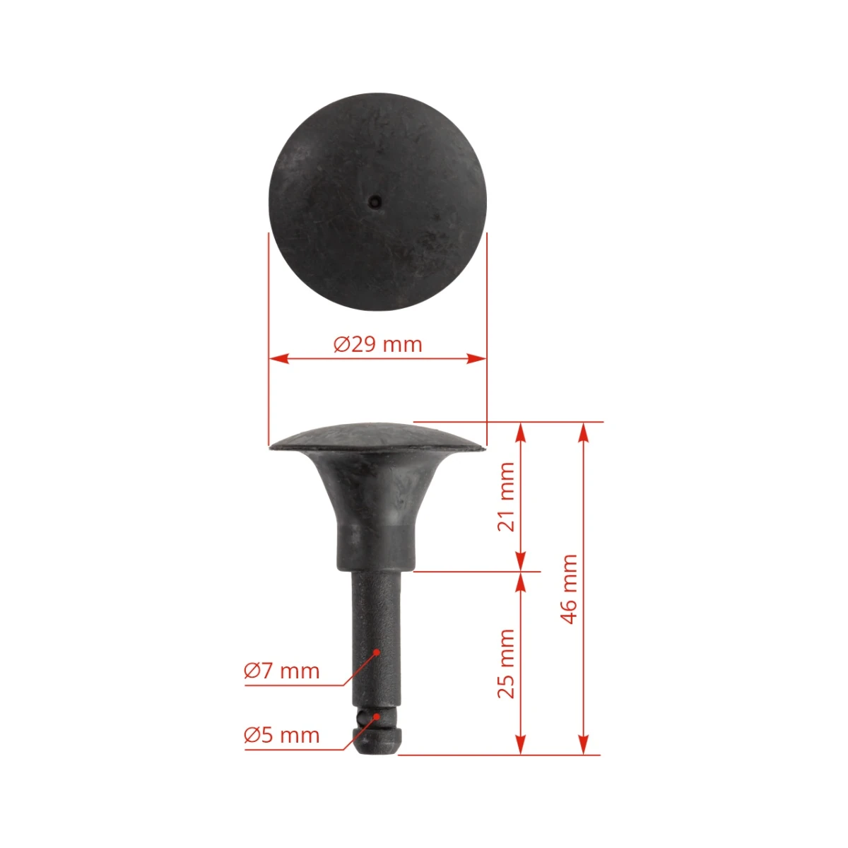 Valvă de oprire pentru colectorul de lapte 200 cm³