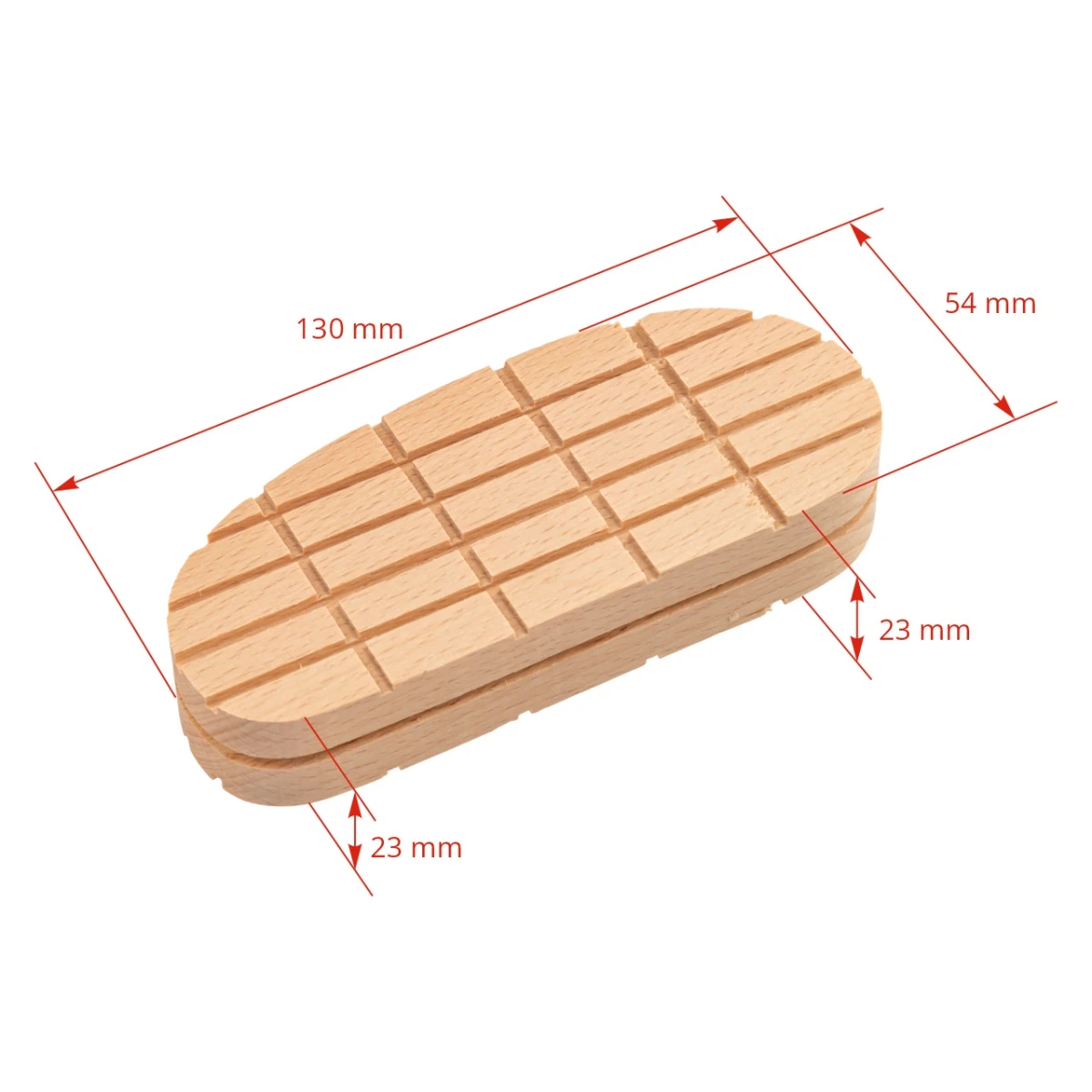 Proteză pentru vaci, din bloc de lemn, standard, mărimea XL