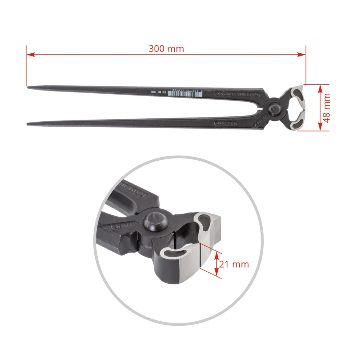 Clește pentru copite, Knipex, 30 cm