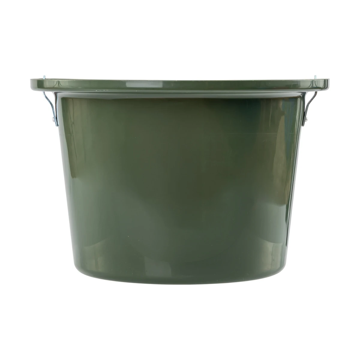 Găleată de hrănire pentru cabaline, cu dispozitiv de fixare și mâner, verde închis, 12 litri :: Verde închis