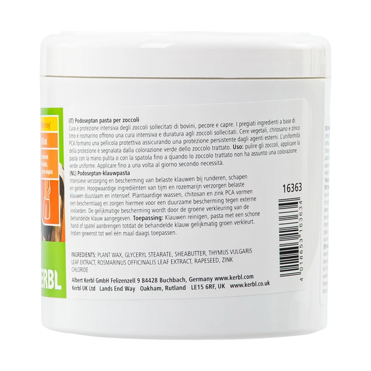 Pastă Podoseptan pentru copite, 450 ml