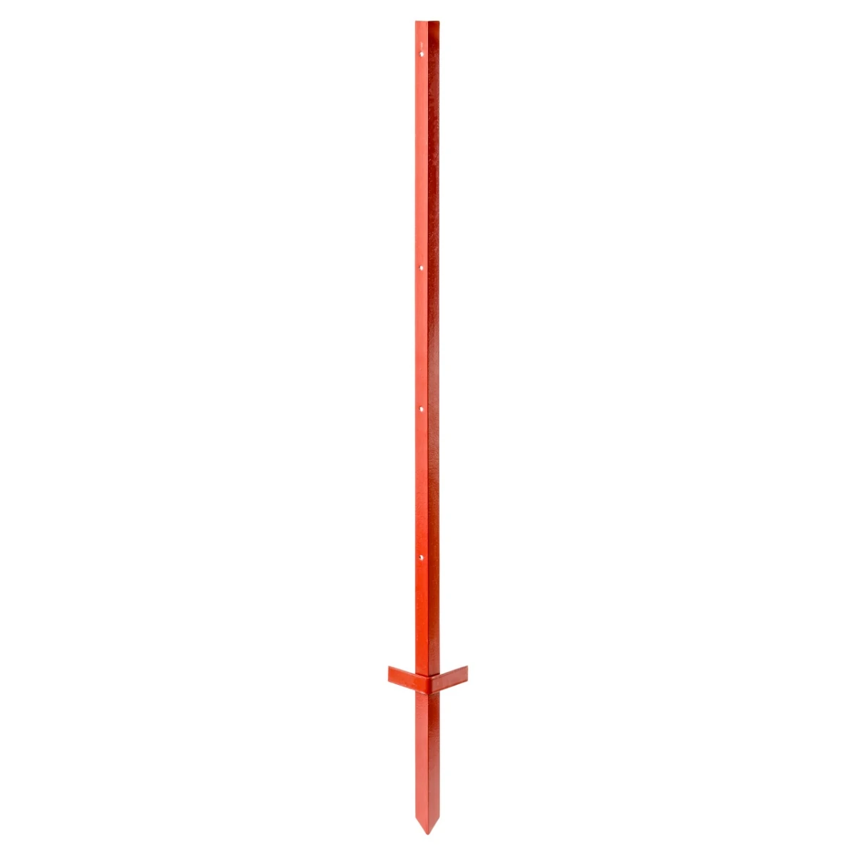 Stâlp din oțel cornier 25 × 25 mm, 115 cm, 10 buc.