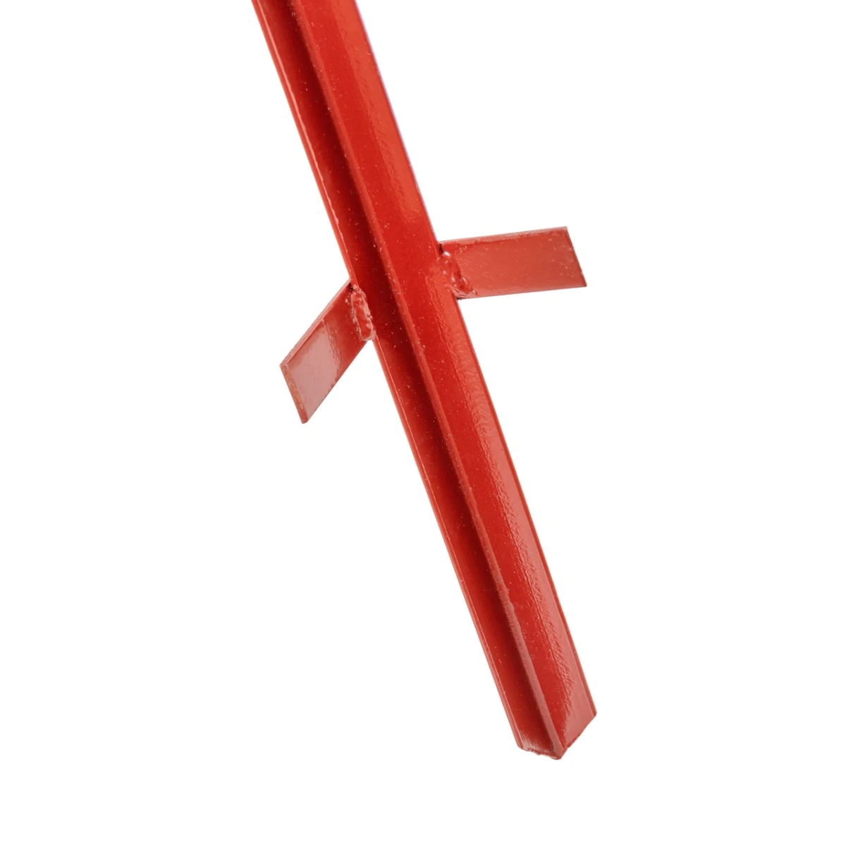 Stâlp din oțel cornier 25 × 25 mm, 115 cm, 10 buc.