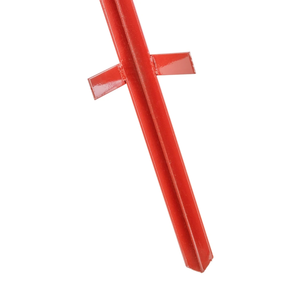 Stâlp din oțel cornier 25 × 25 mm, 165 cm, 10 buc.