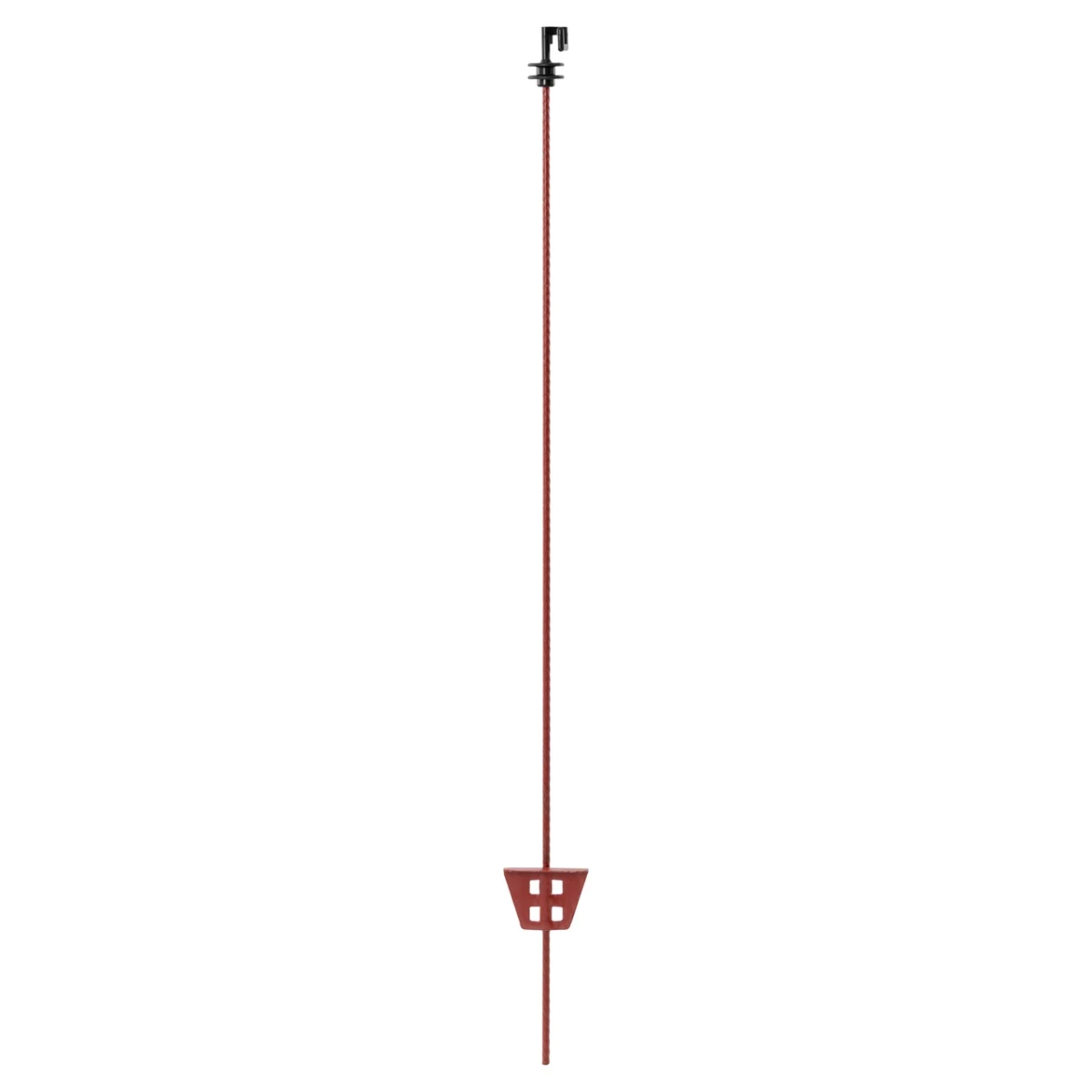 Stâlp din oțel, pentru gard electric, Ø8 mm × 107 cm, 30 buc.