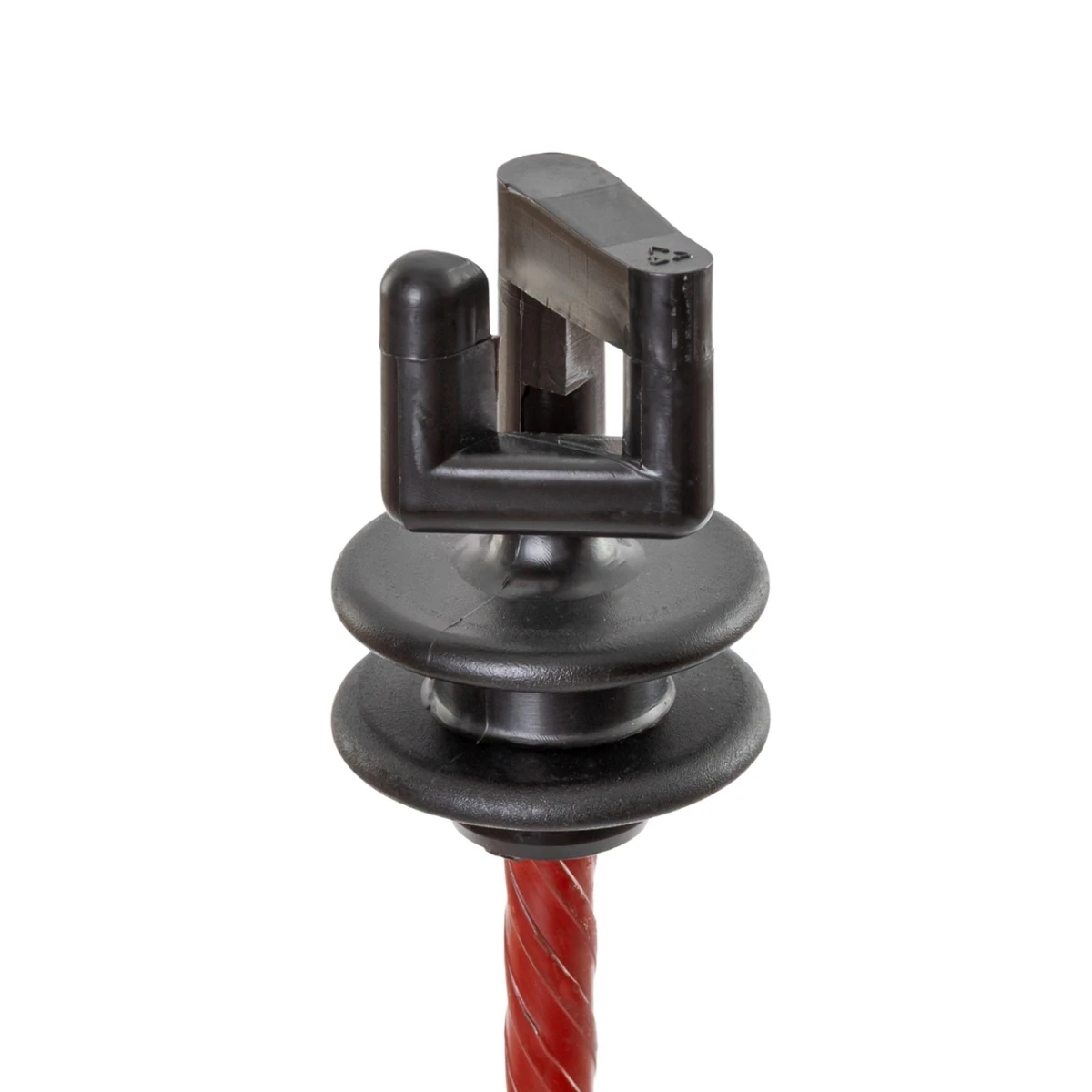 Stâlp din oțel, pentru gard electric, Ø8 mm × 107 cm, 30 buc.