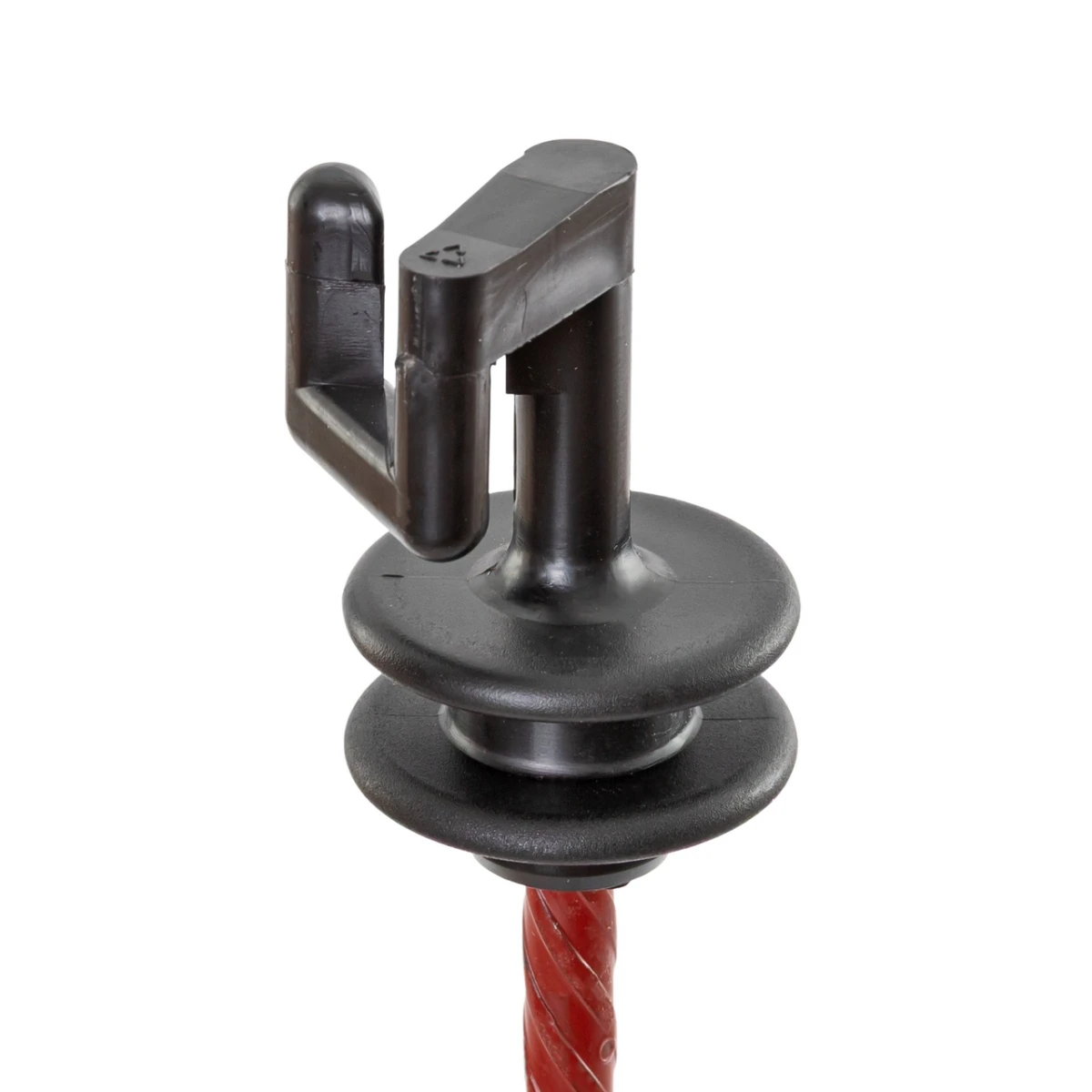 Stâlp din oțel, pentru gard electric, Ø8 mm × 107 cm, 30 buc.